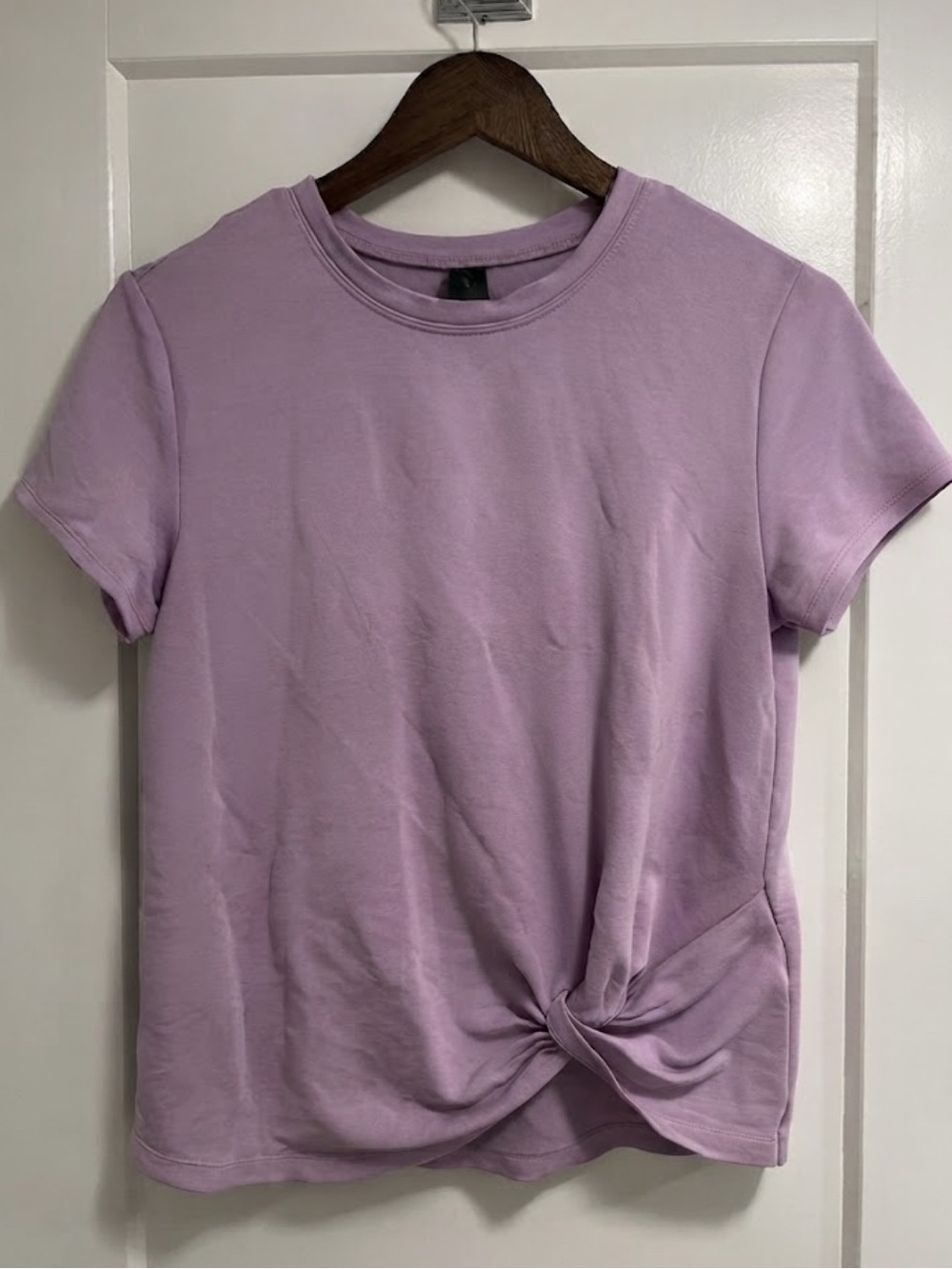 Skechers Lilac Twist-Front Short Sleeve Tee